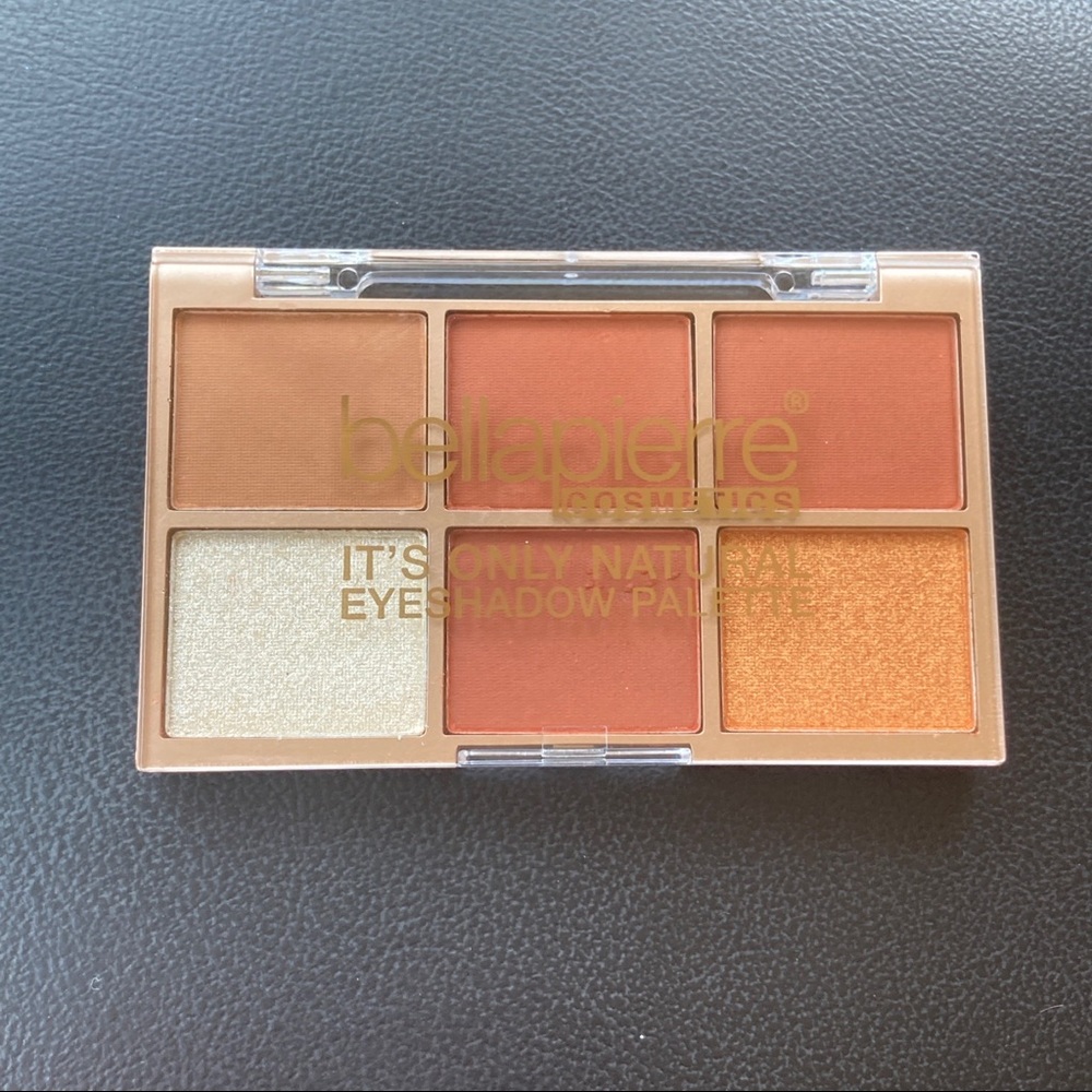 BELLAPIERRE COSMETICS IT'S ONLY NATURAL EYESHADOW PALETTE .25 oz. MATTE Nude NEW